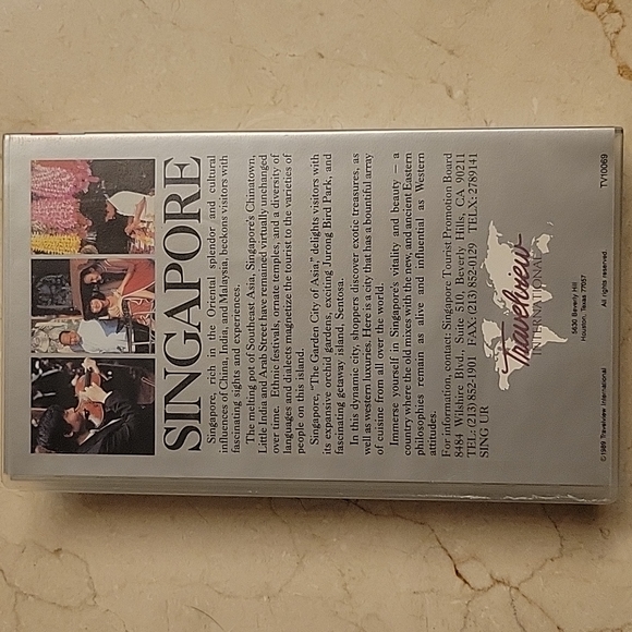Singapore Travelview International VHS Tape - Picture 2 of 6